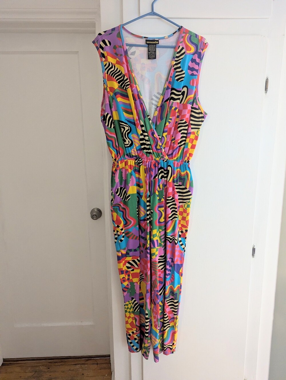 Nooworks Abstract Print Knit Jumpsuit
